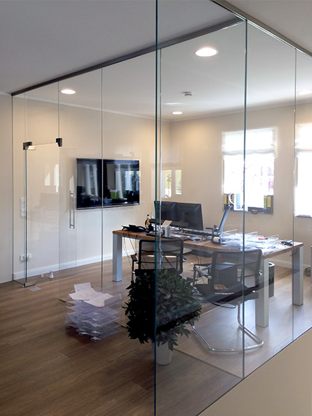 Referenzfoto Verglastes Einzelbüro