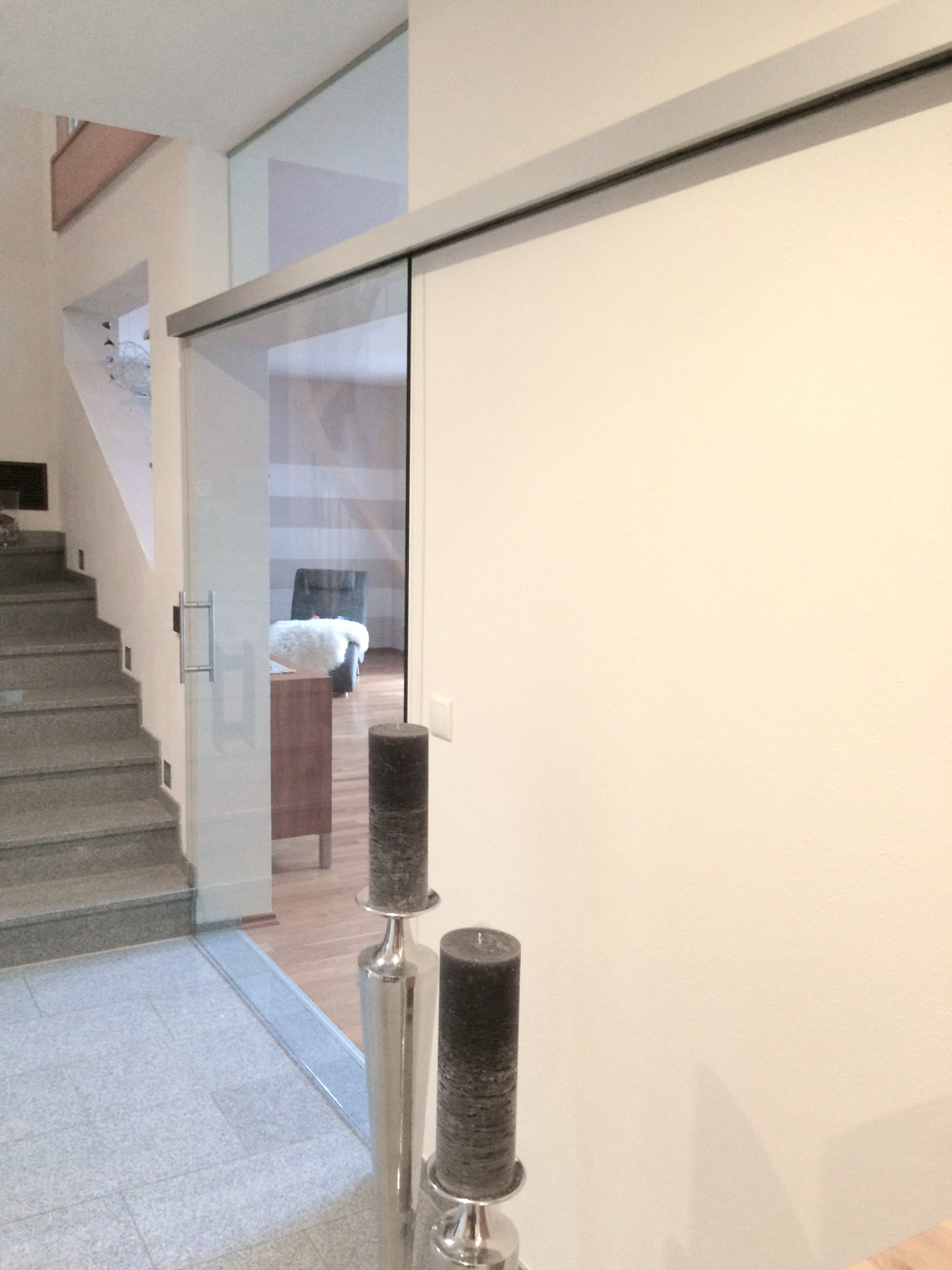 Referenzfoto Glasschiebetüre